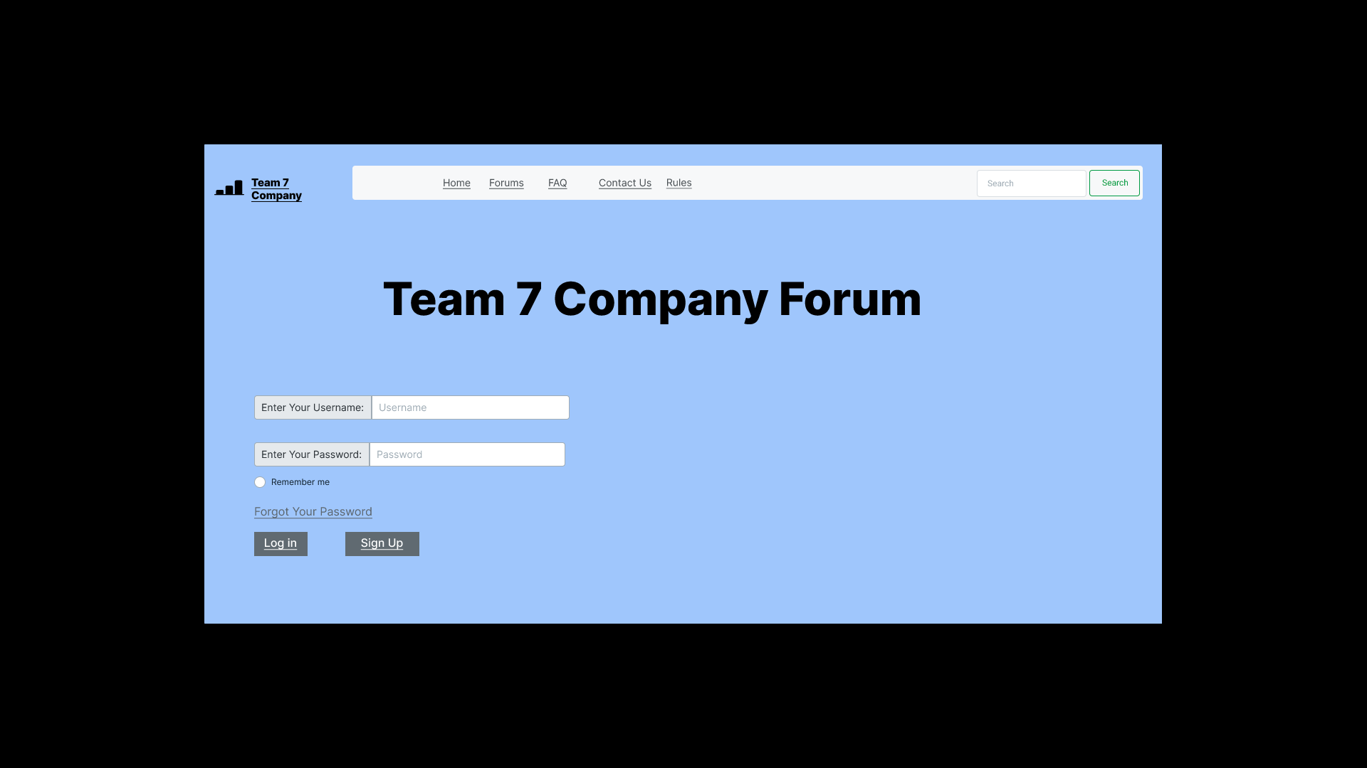 High Fidelity Design for Team 7 Company