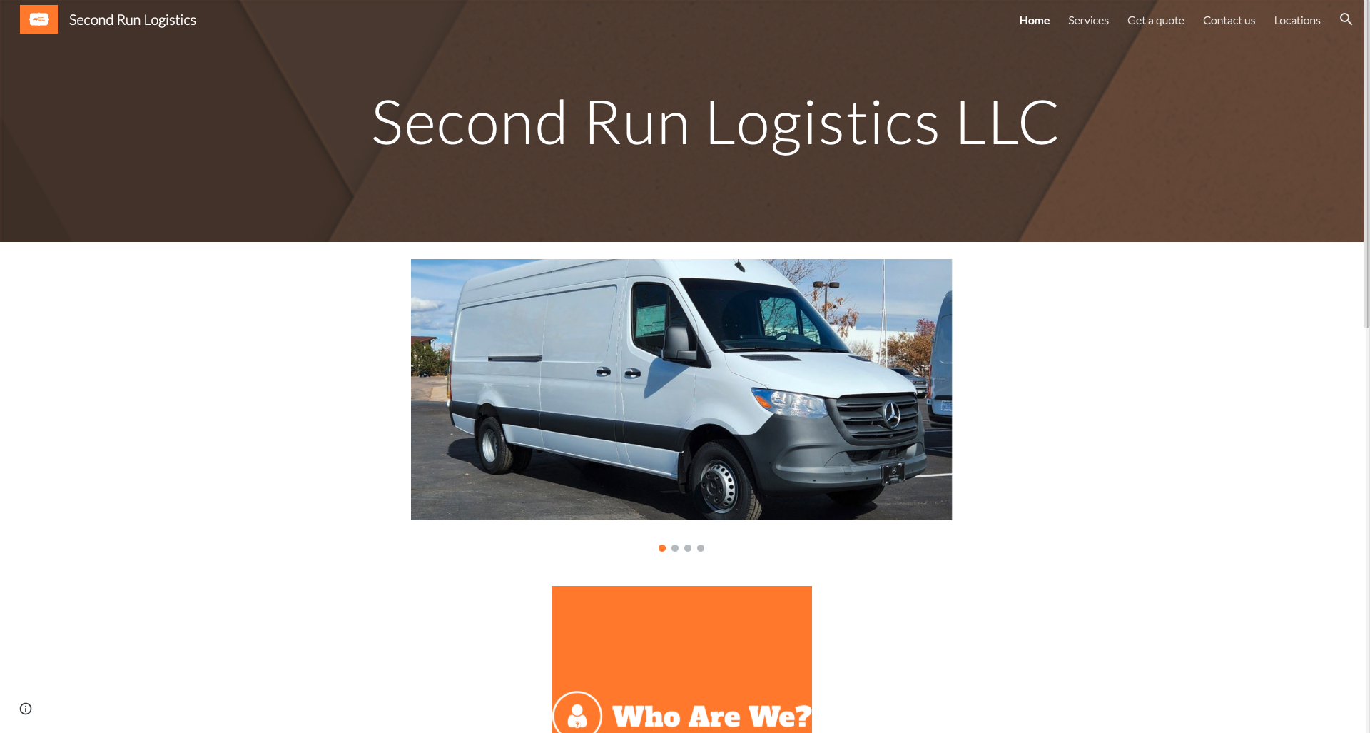 Second Run Logistics Website